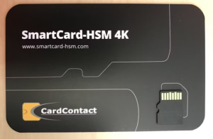 Carte microSD SmartCard-HSM 4K